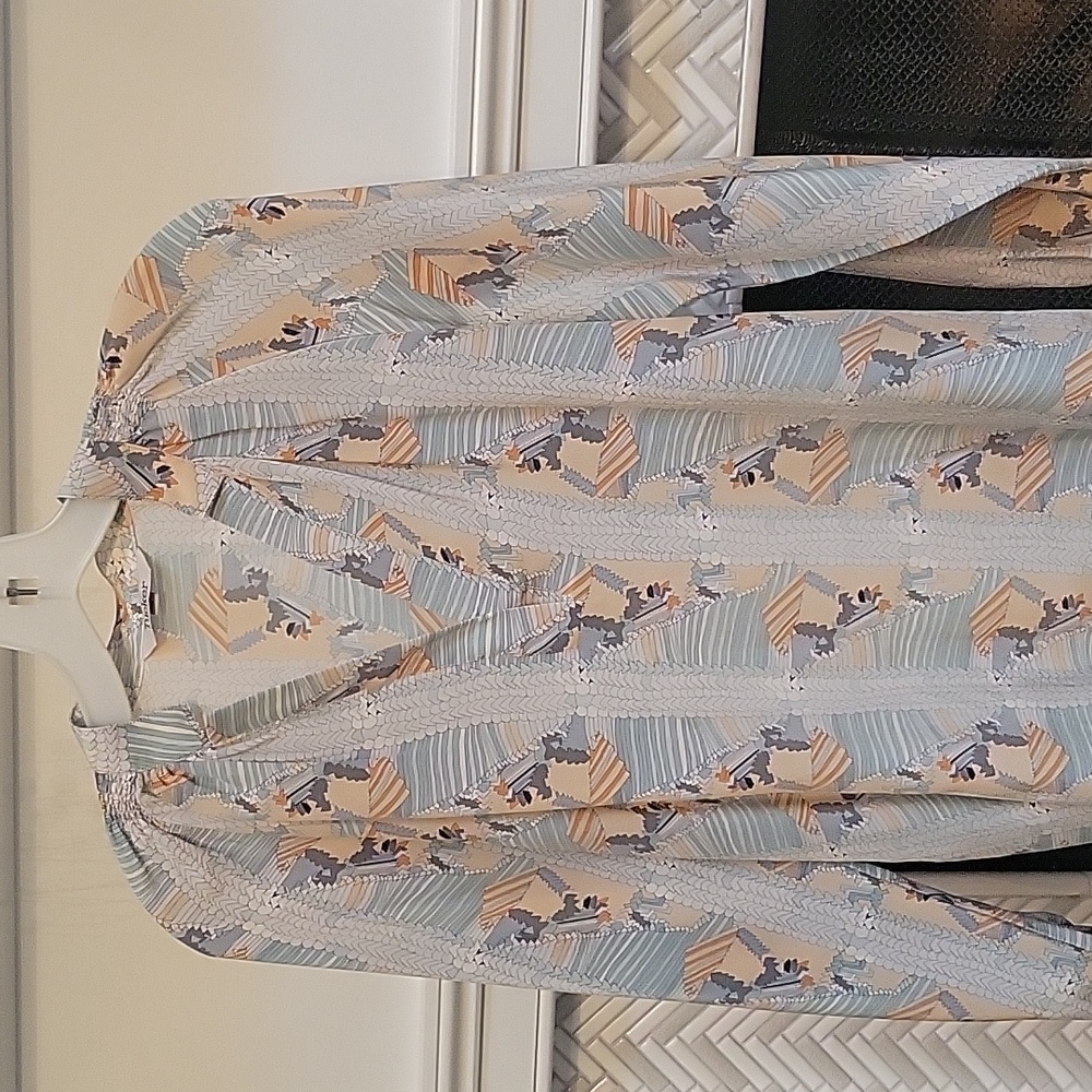 Tucker silk blouse size S